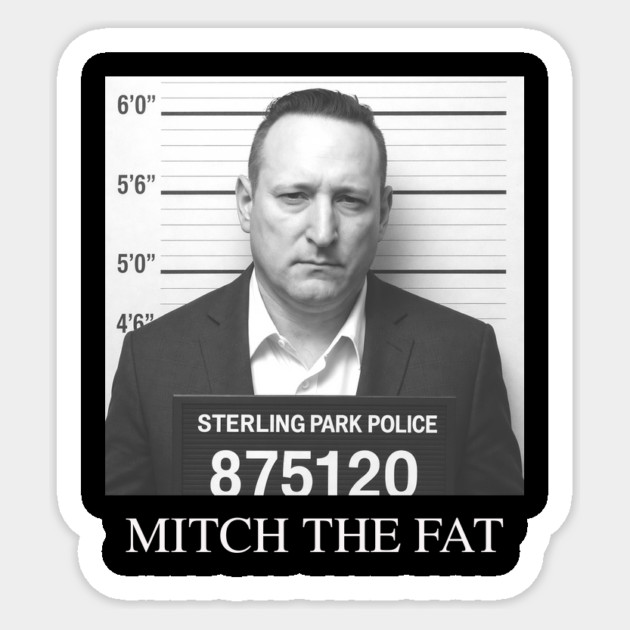 Mitch The Fat Sticker
